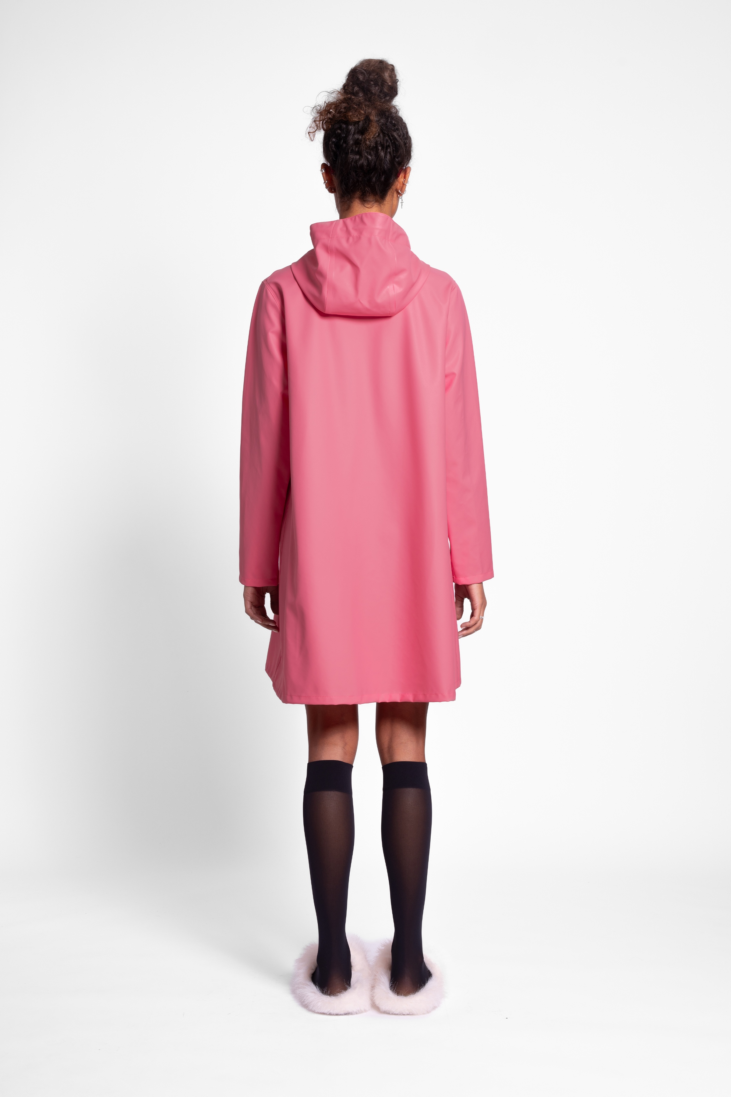 Mosebacke Lightweight Raincoat Bubblegum - 4