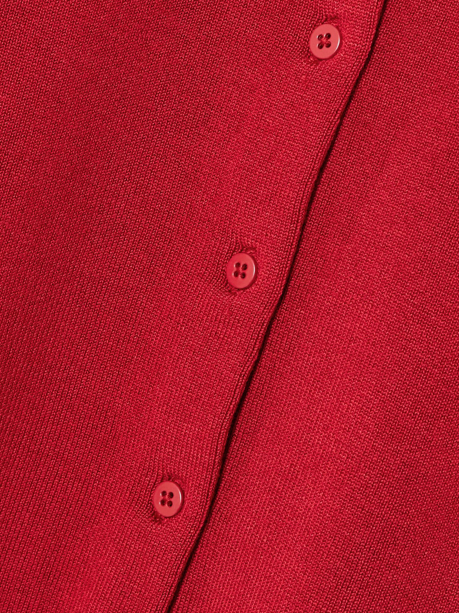 TENCEL™ Lyocell-blend cardigan Red - 4