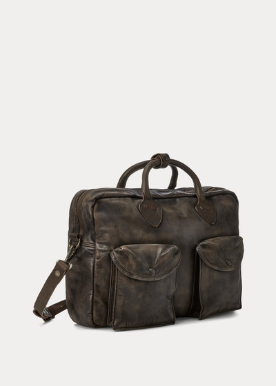 RRL by Ralph Lauren Leather Briefcase outlook