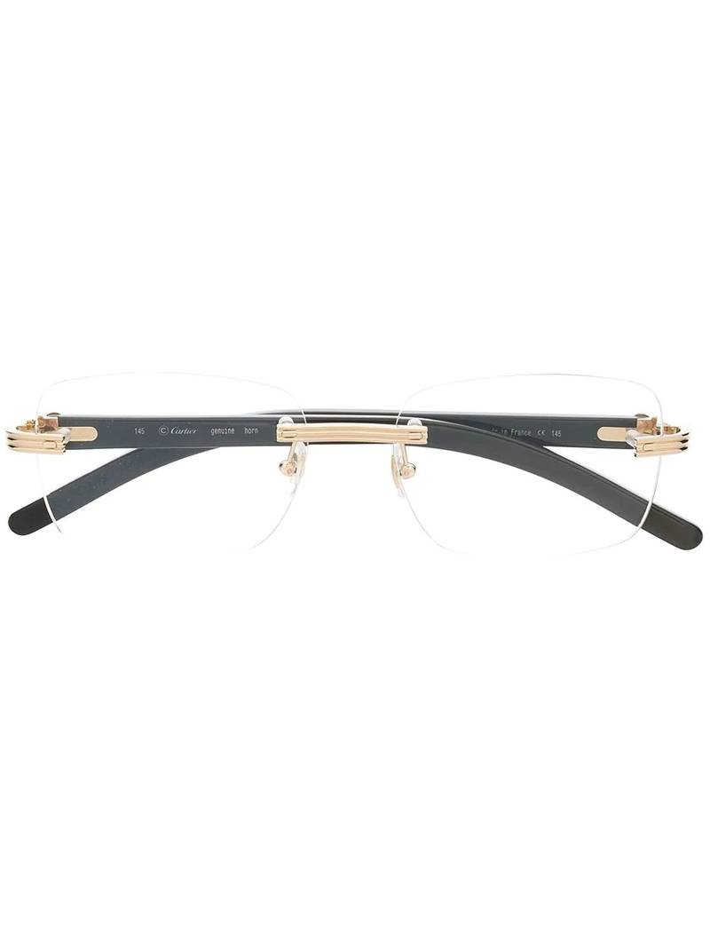 C de Cartier rectangle-frame glasses 1