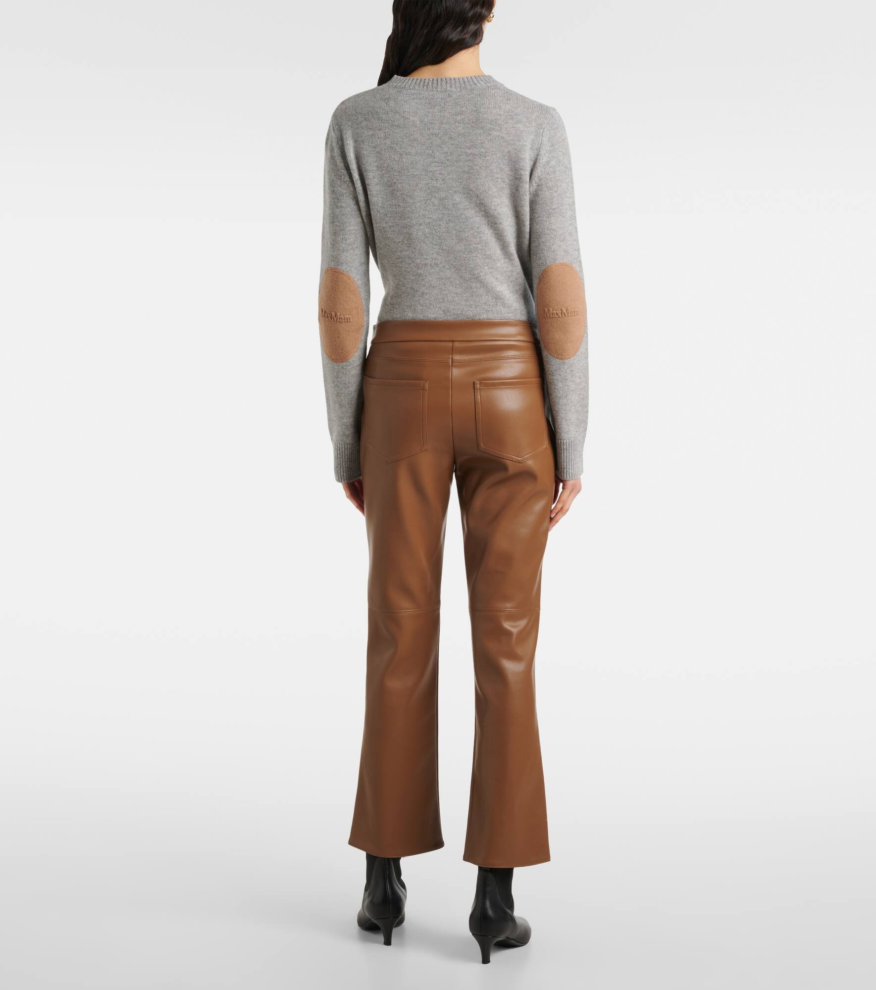 Sublime faux leather flared pants - 3