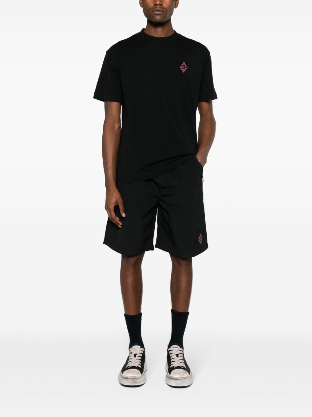 Graffiti Cross bermuda shorts - 2