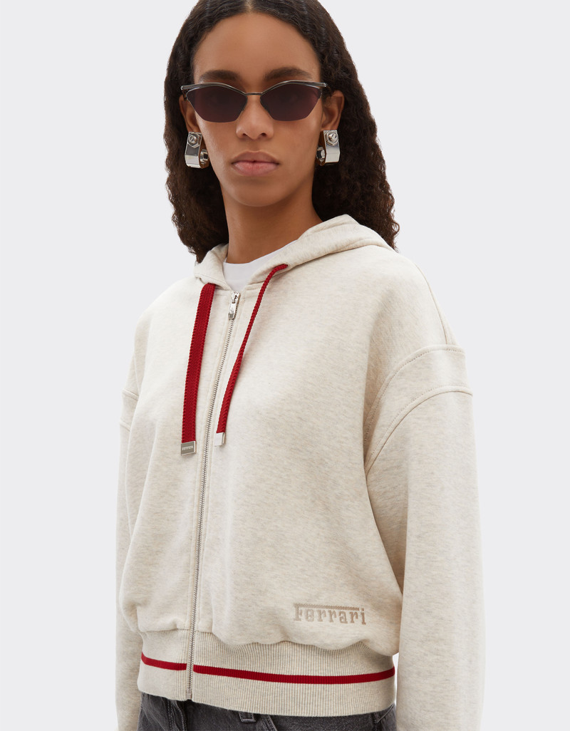 Melange cotton sweatshirt 4