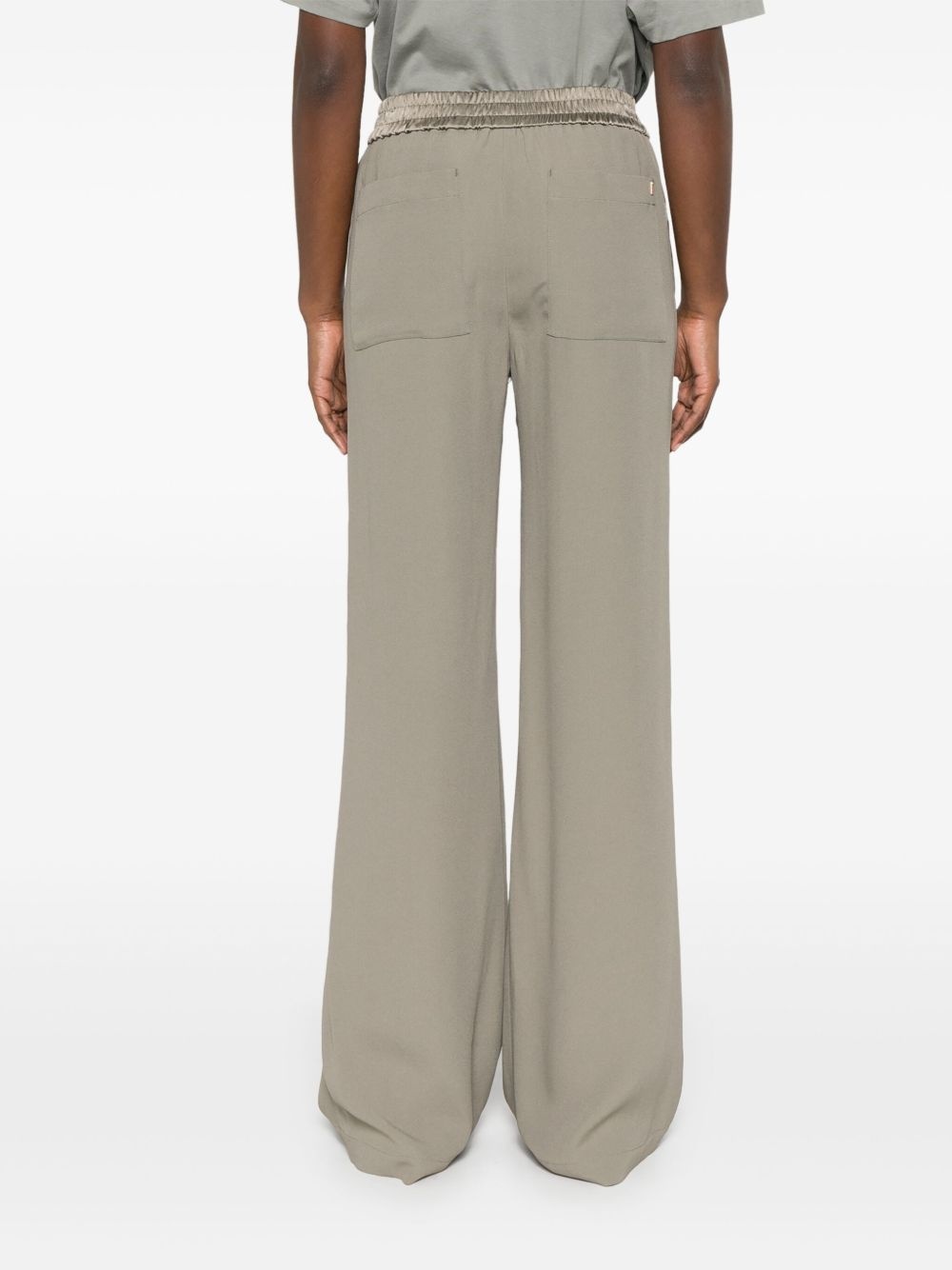 drawstring palazzo pants - 4