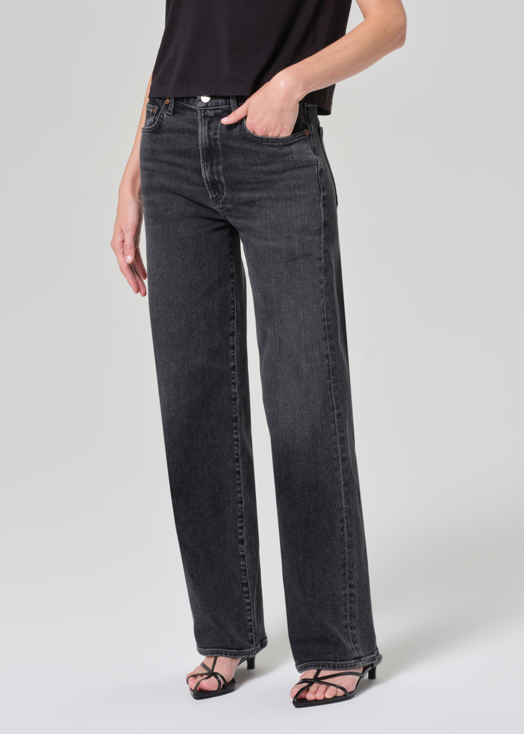 HARPER STRAIGHT JEAN (STRETCH) IN HUSH - 5