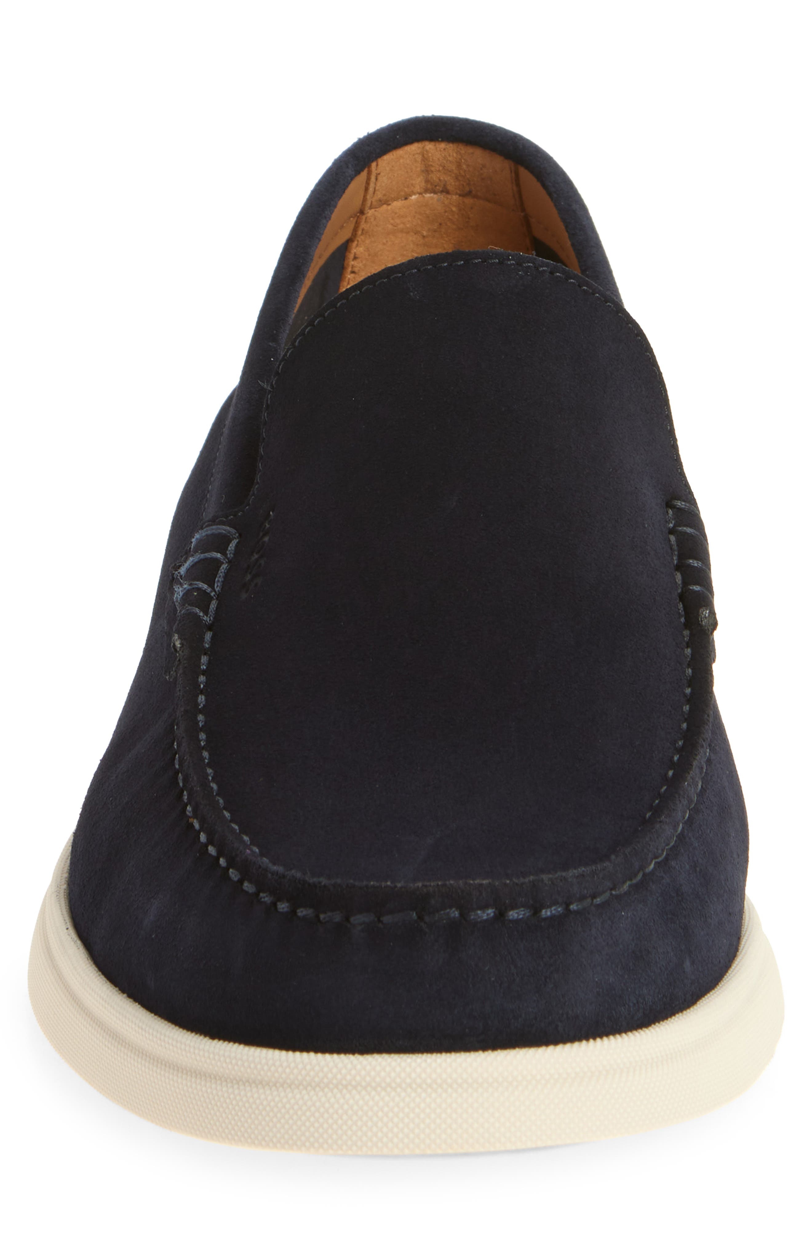 BOSS Sienne Moc Toe Loafer in Dark Blue at Nordstrom - 4