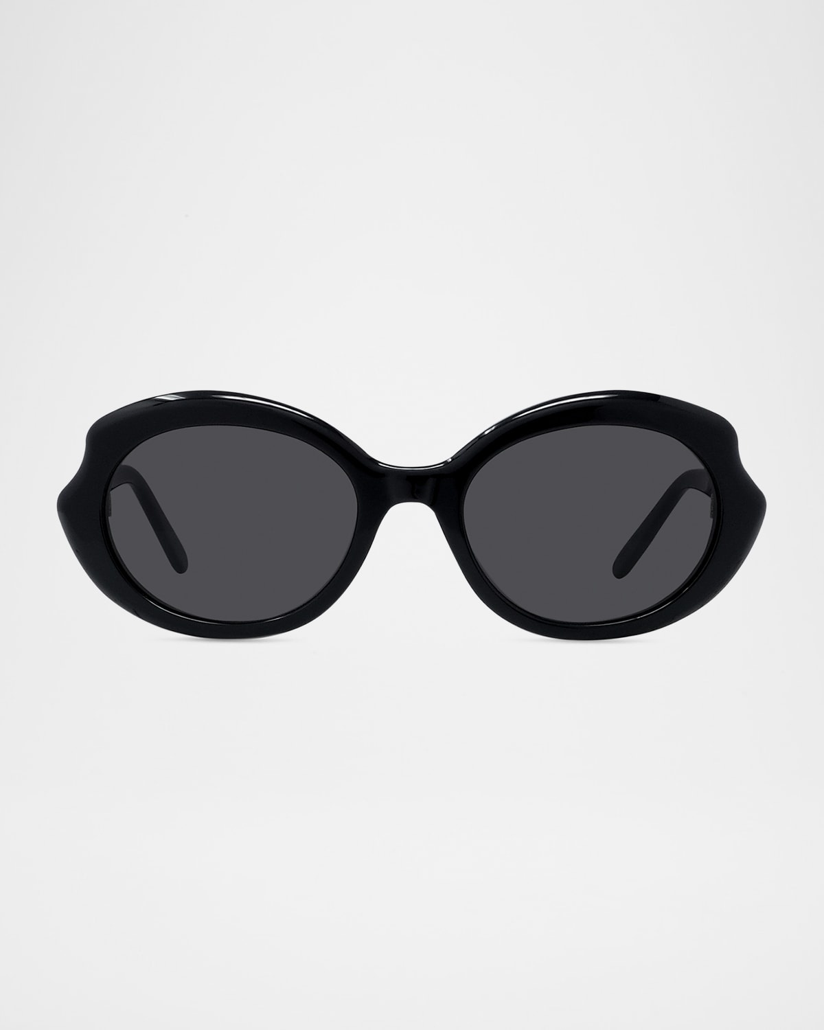 Round Slim Acetate Sunglasses - 3