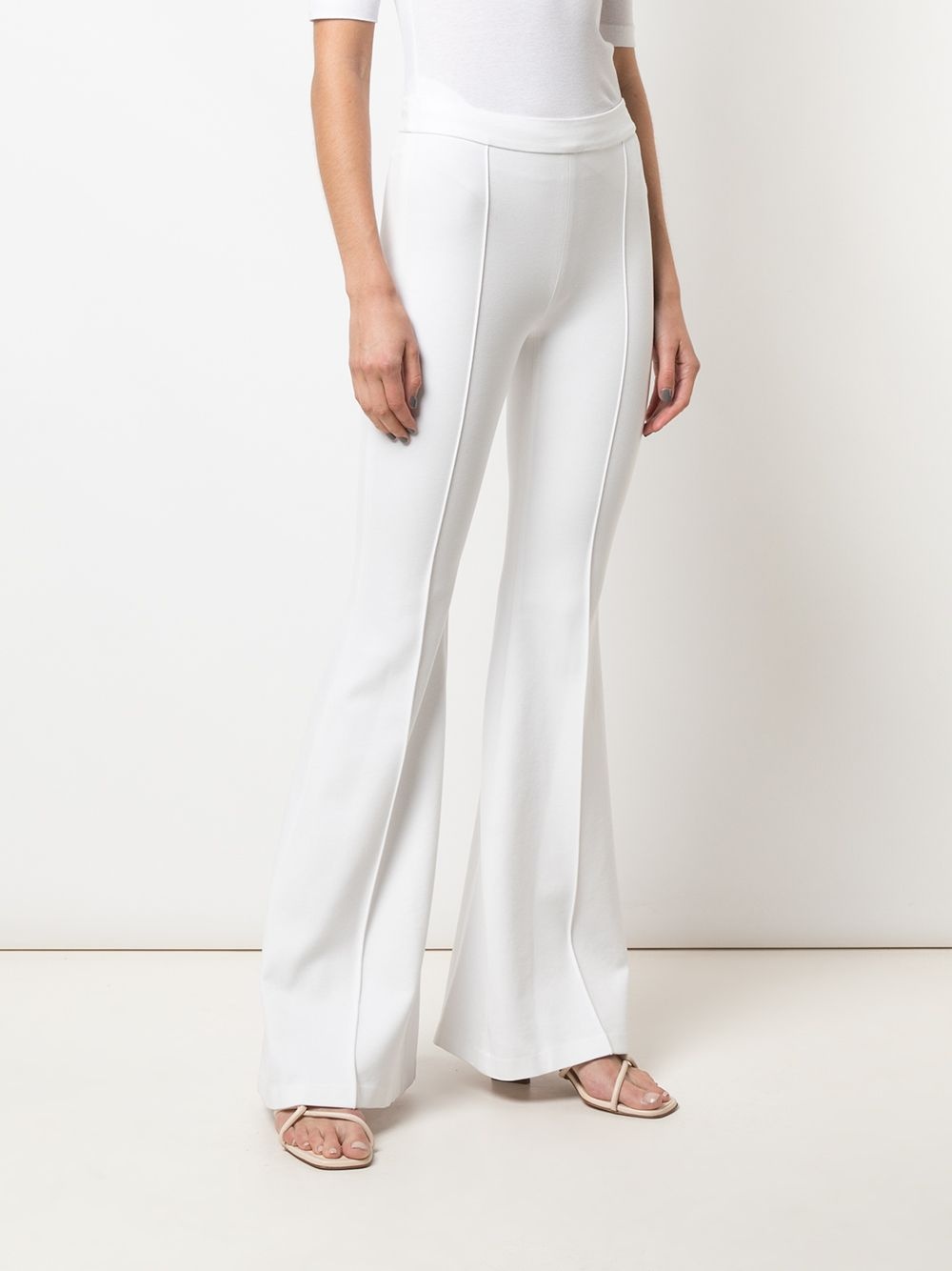 pull on flared trousers - 3