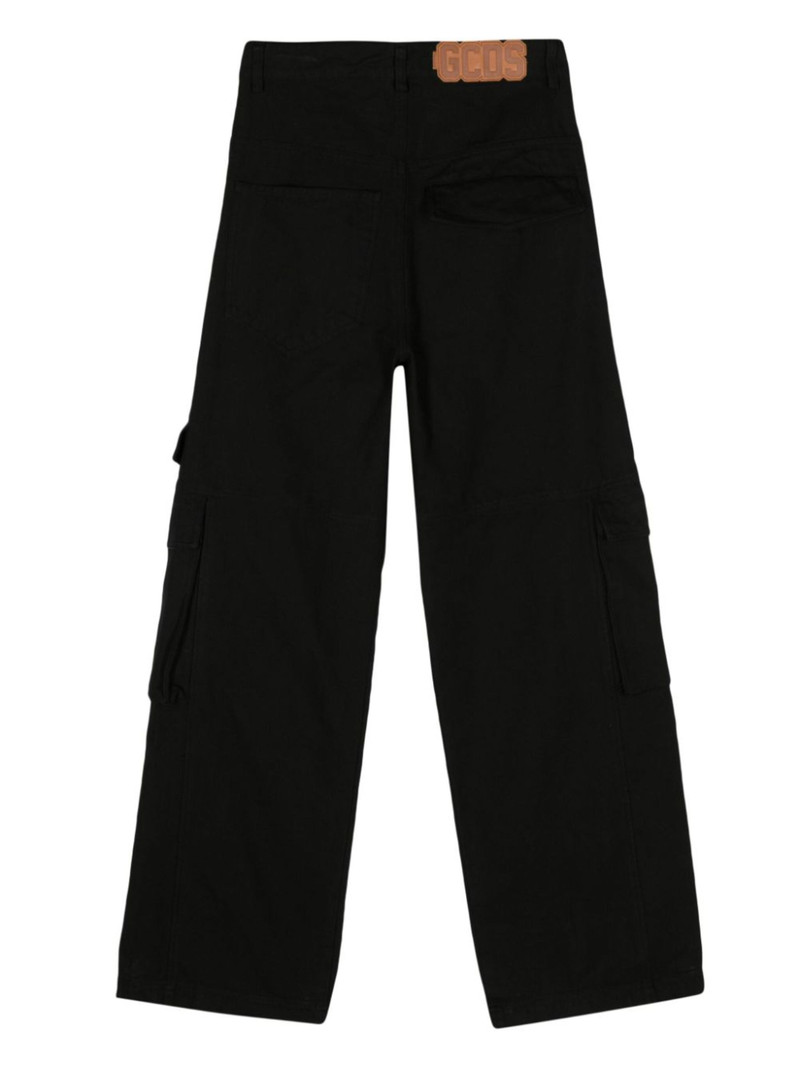 GCDS Ultracargo wide-leg trousers outlook