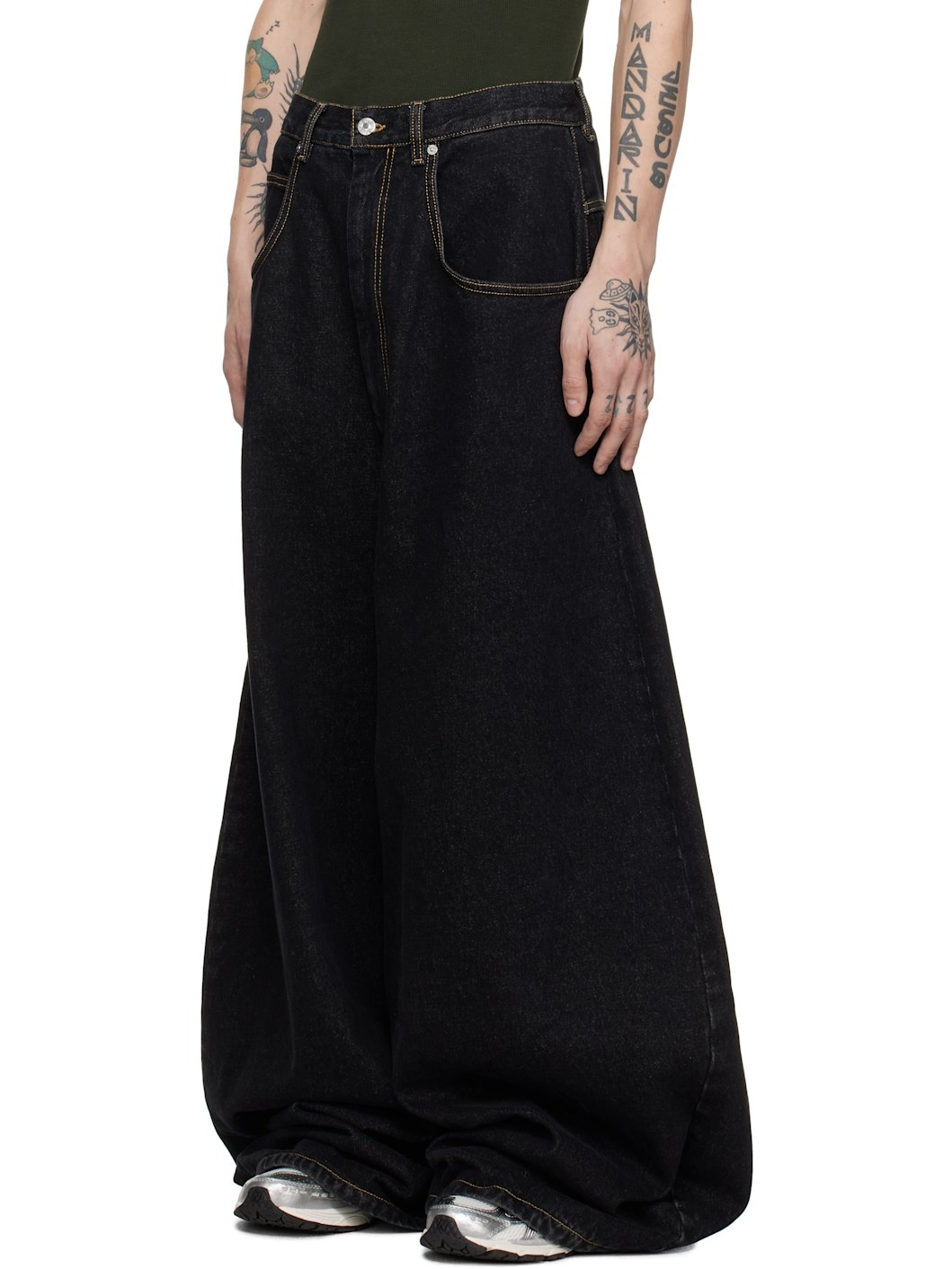 Black Double XL Jeans - 4