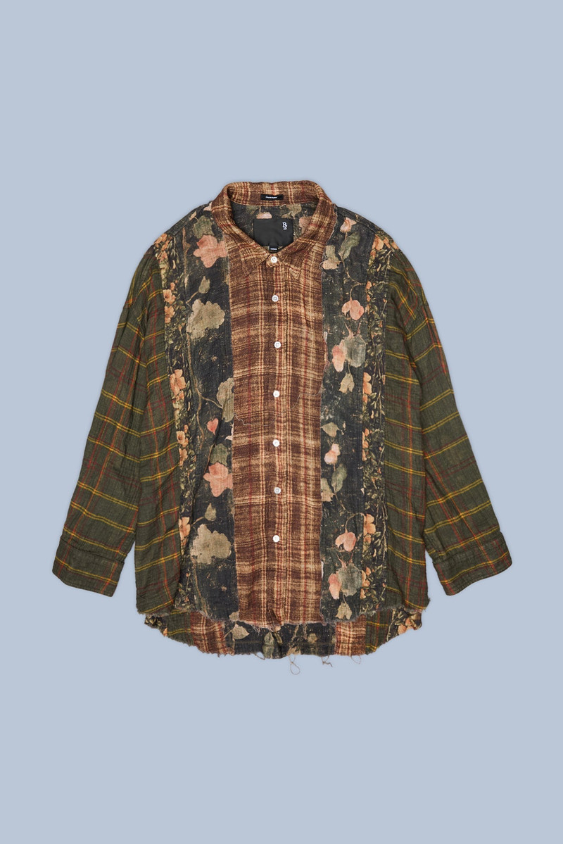 MULTI-STRIP DROP NECK SHIRT 3