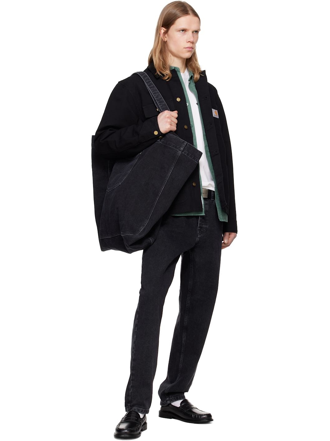 Black Rivet Tote - 4
