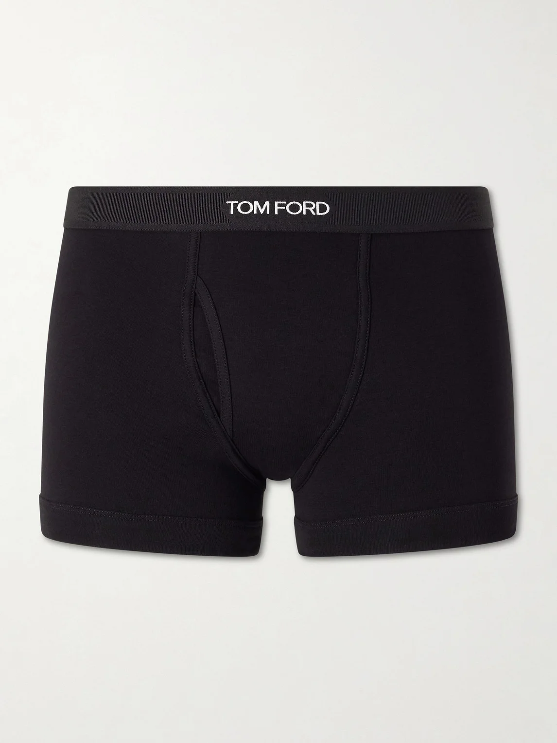 Stretch Cotton-Blend Jersey Boxer Briefs - 1