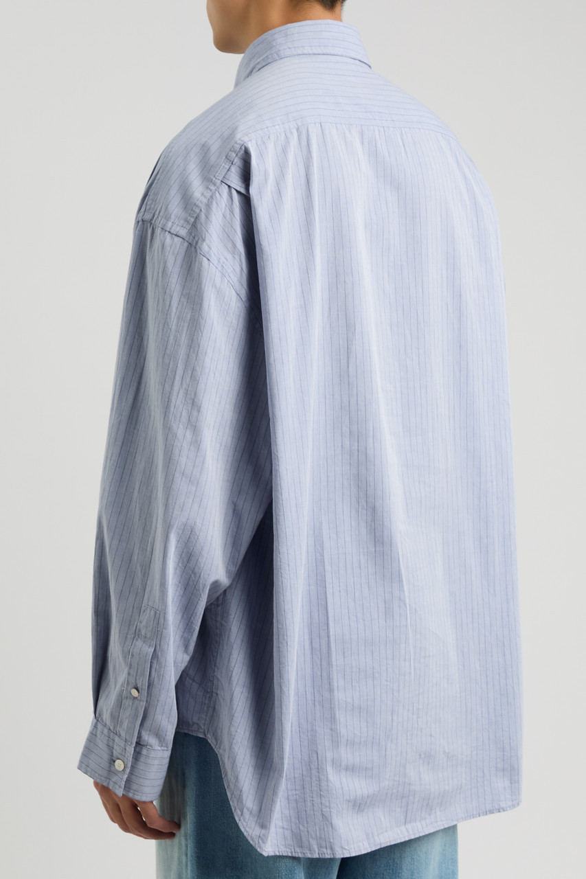 Acne Studios Logo-embroidered Striped Cotton Shirt - 3