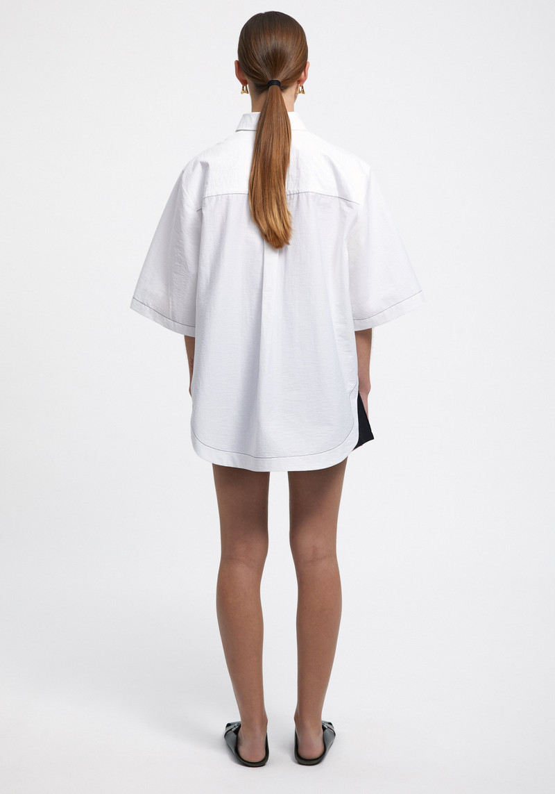 AVONLEA Short-sleeved oversized shirt 4