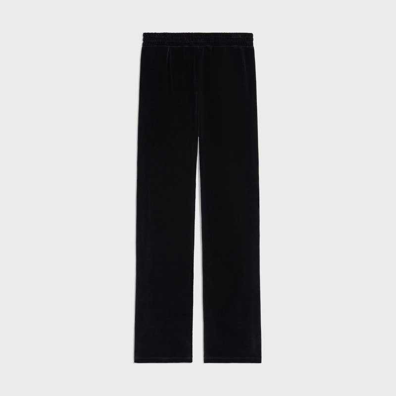 CELINE TRACKSUIT PANTS IN velvet jersey outlook