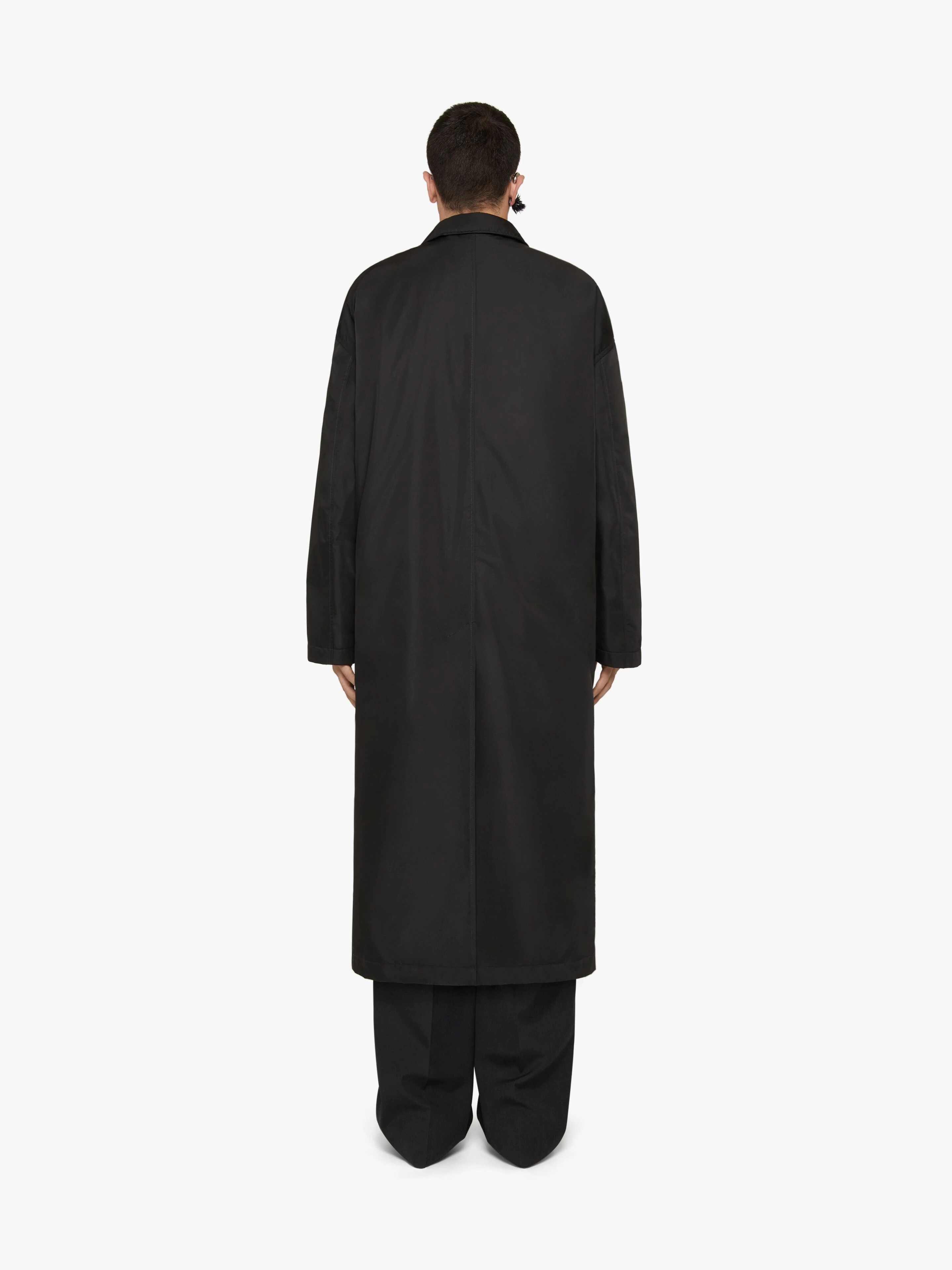 TRENCH COAT IN TECHNICAL NYLON WITH REMOVABLE LINING - 4