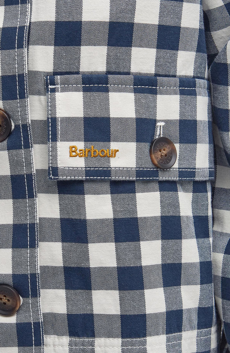 Barbour Maddison Casual Jacket in Summer Navy/Ecru/Dark Navy at Nordstrom 4