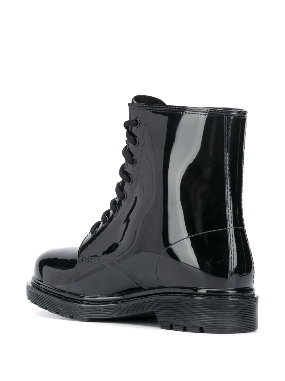 heart patch combat boots - 3