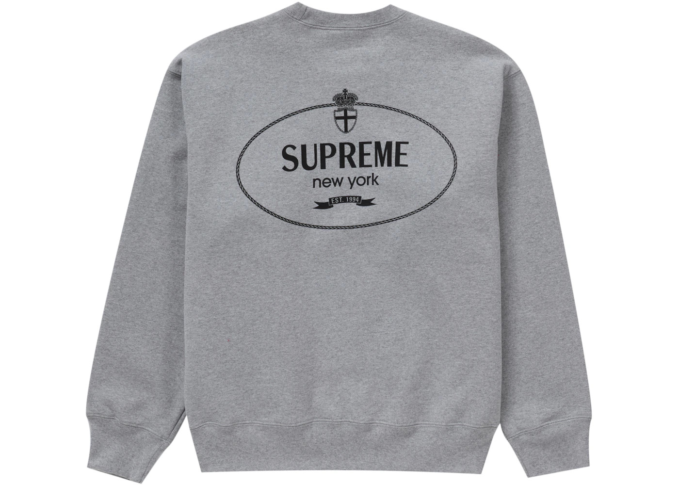 Supreme Crest Crewneck (FW24) Ash Grey - 2