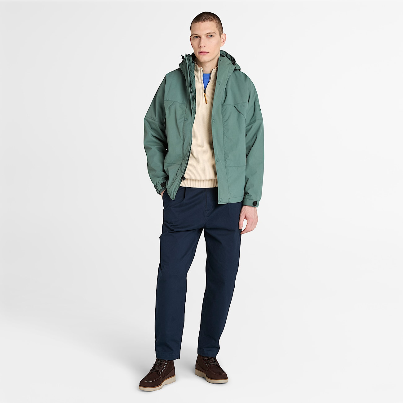Men's Williams River Textured Quarter-Zip Sweater - 3