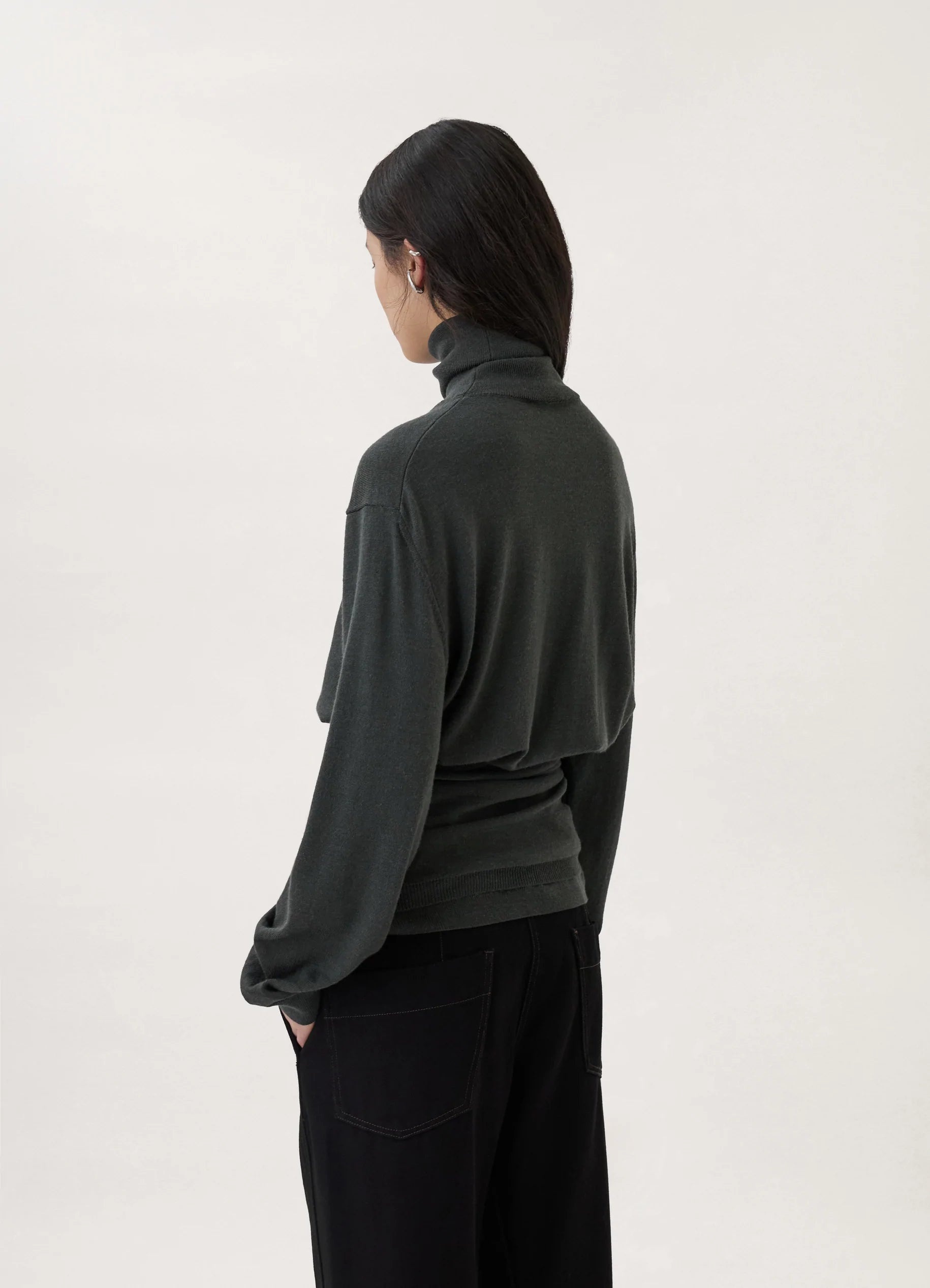 BUTTONED TURTLENECK - 5