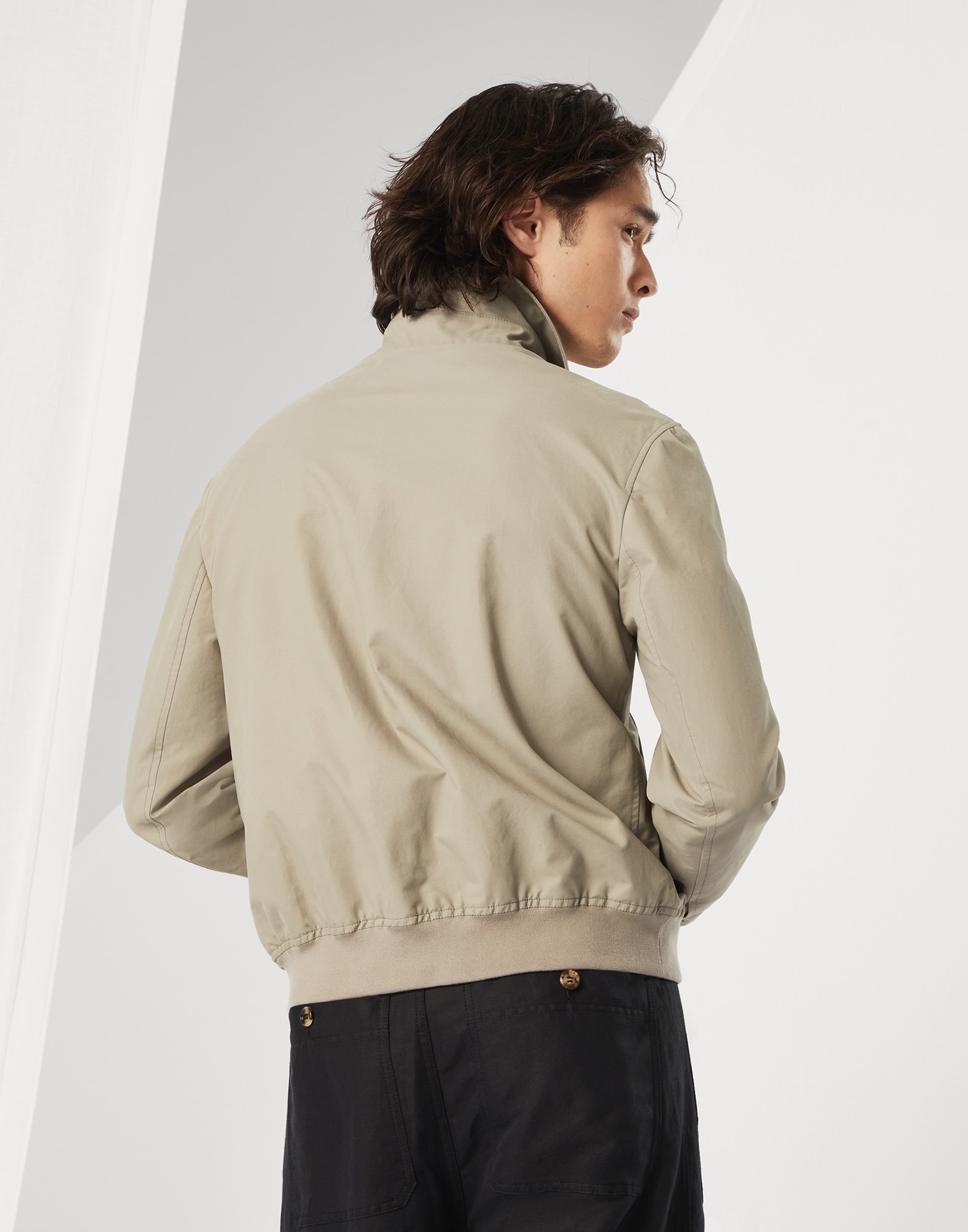Brunello Cucinelli Water-resistant techno cotton gabardine