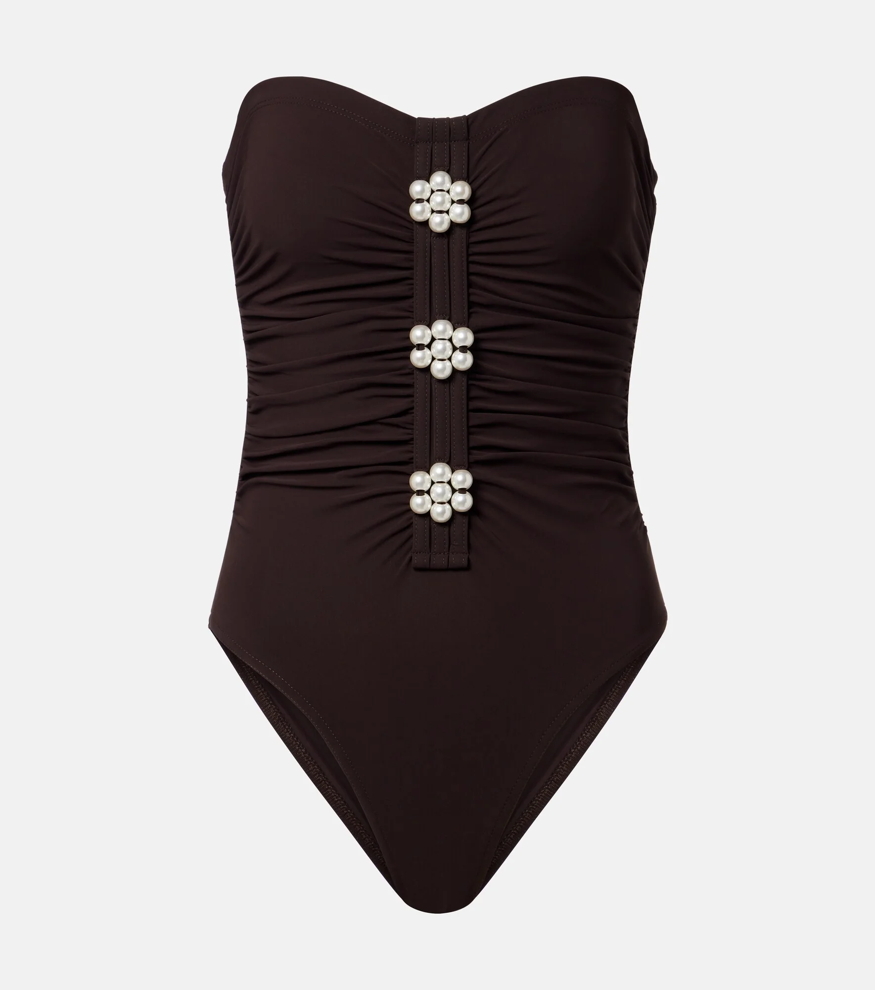 Maya embellished bandeau swimsuit - 1