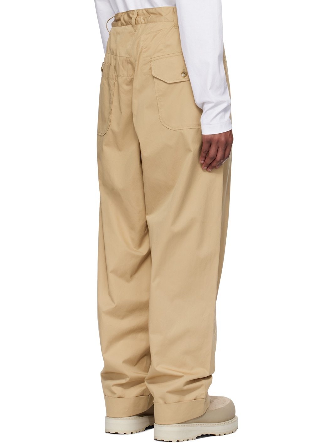 Beige Carlyle Trousers - 3