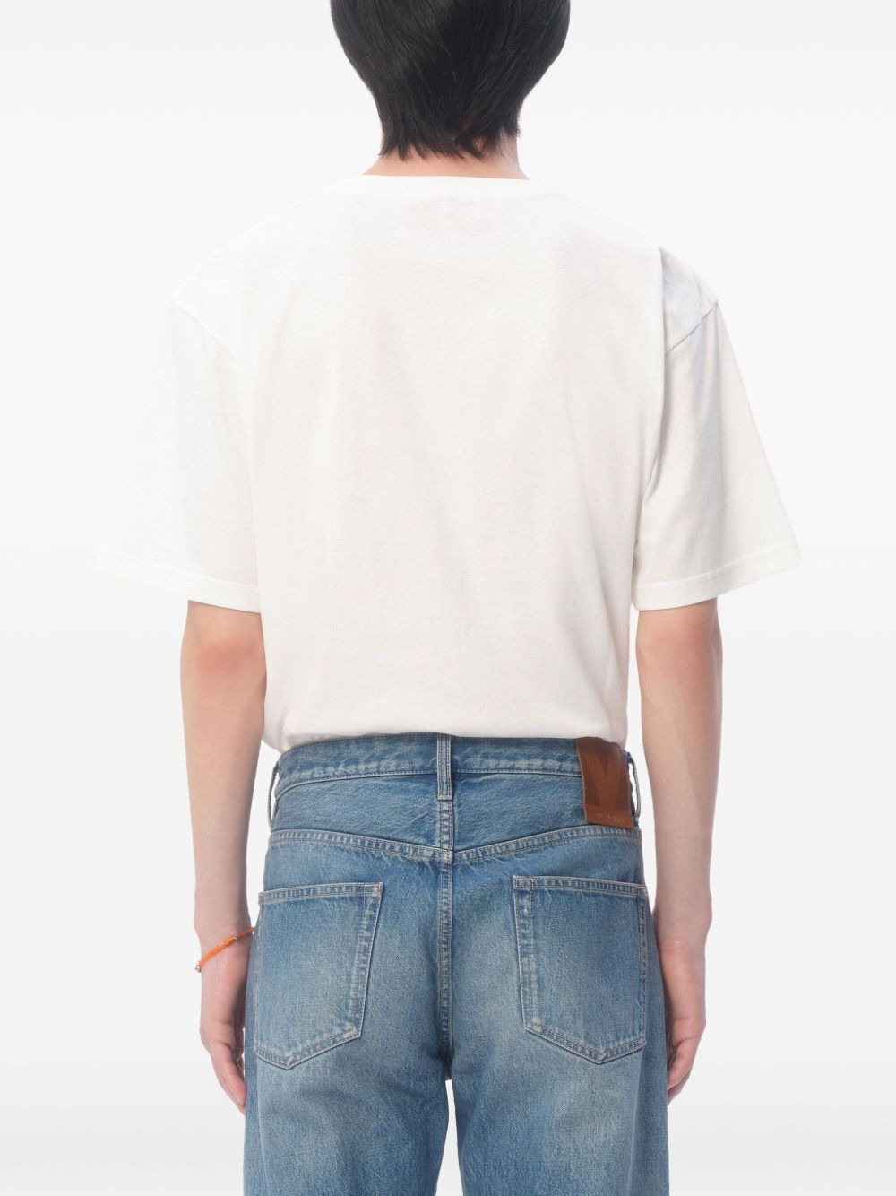 Chez Valentino-print T-shirt - 4
