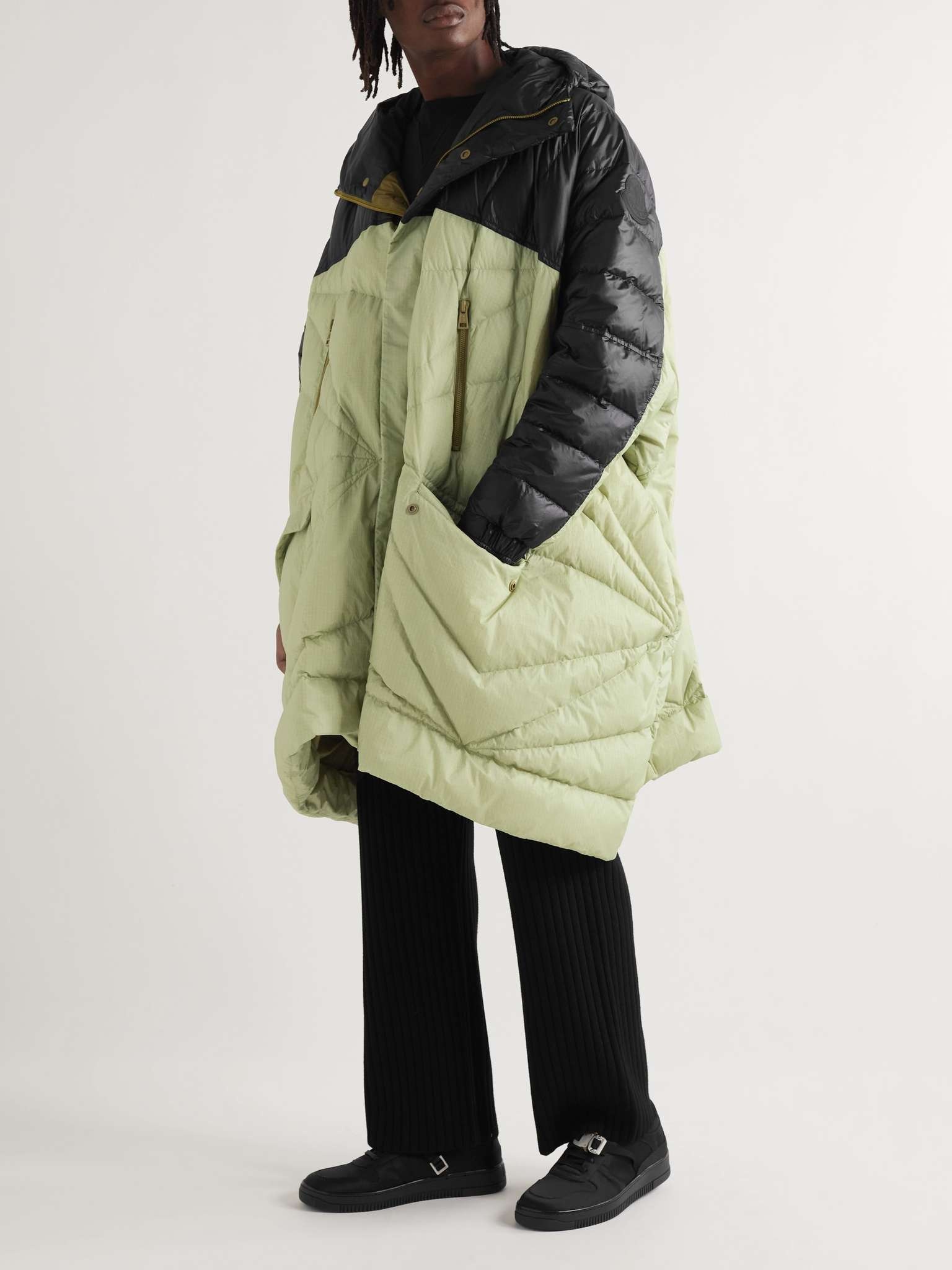 Moncler Kodaira Long Down Jacket | REVERSIBLE