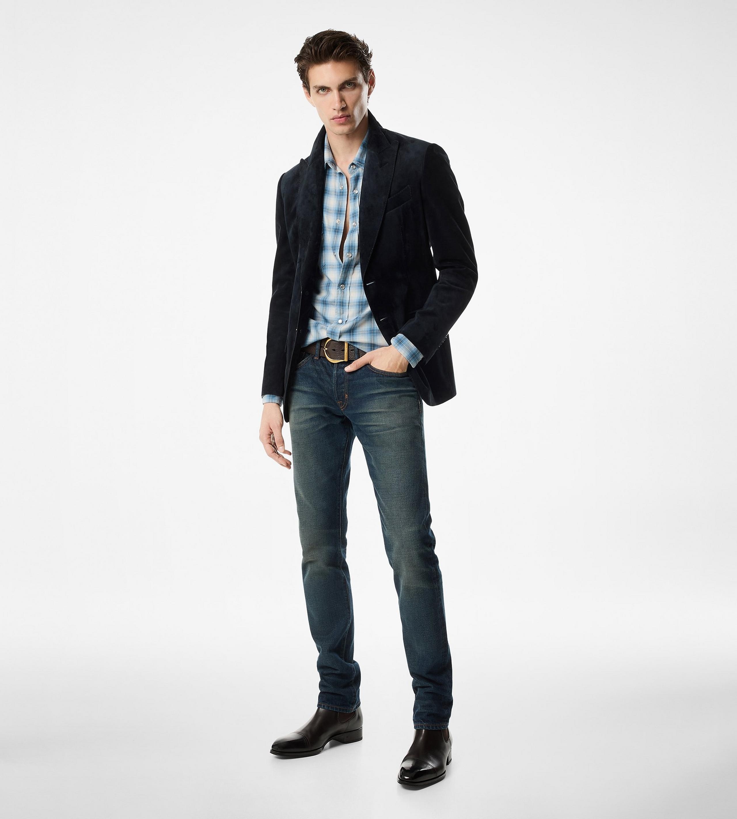 CASHMERE SUEDE SARTORIAL BLAZER - 2