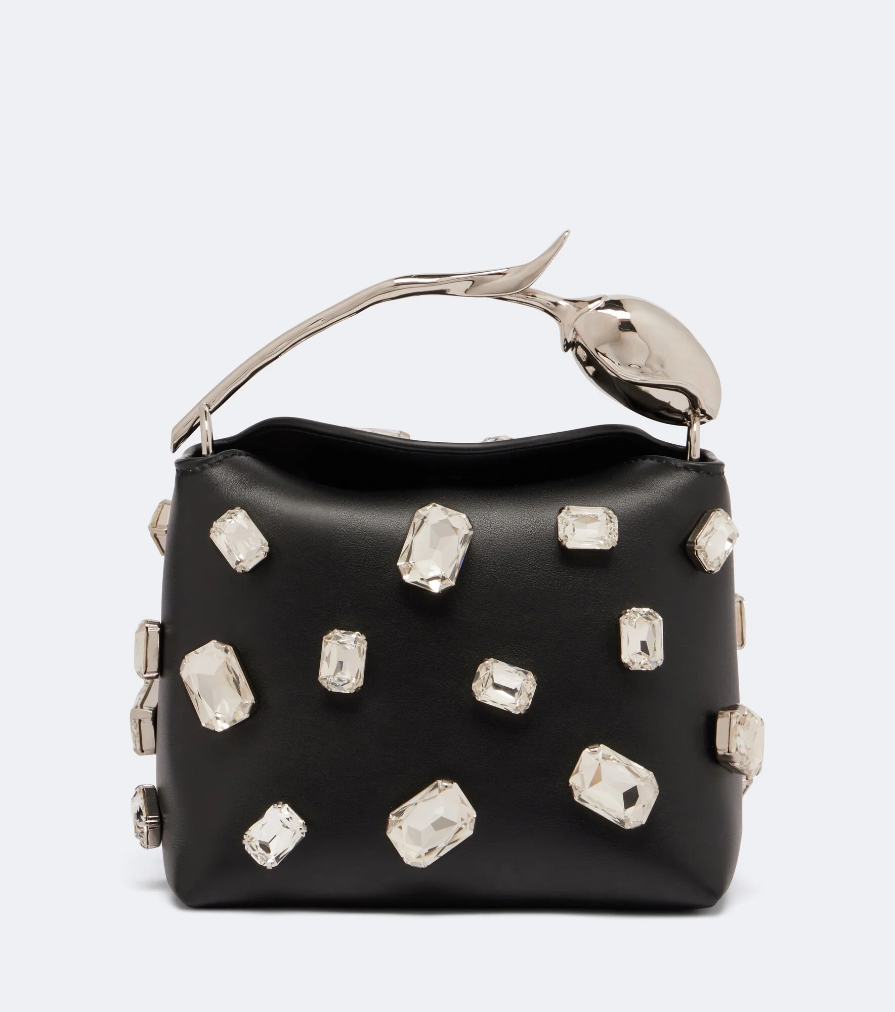Bloom Mini embellished leather top-handle bag - 1