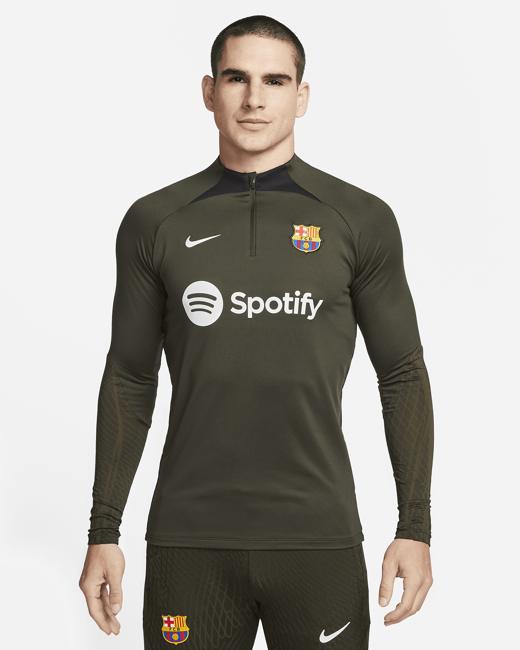 FC Barcelona Strike Nike Men's Dri-FIT Soccer Drill Top - 1