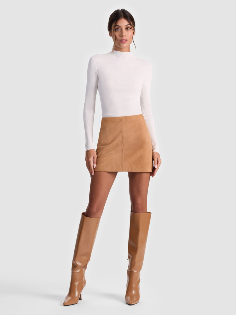 RILEY SUEDE MINI SKIRT 3