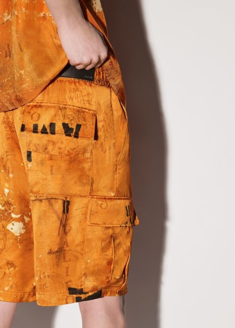 ARMY STENCIL CARGO SHORT 6