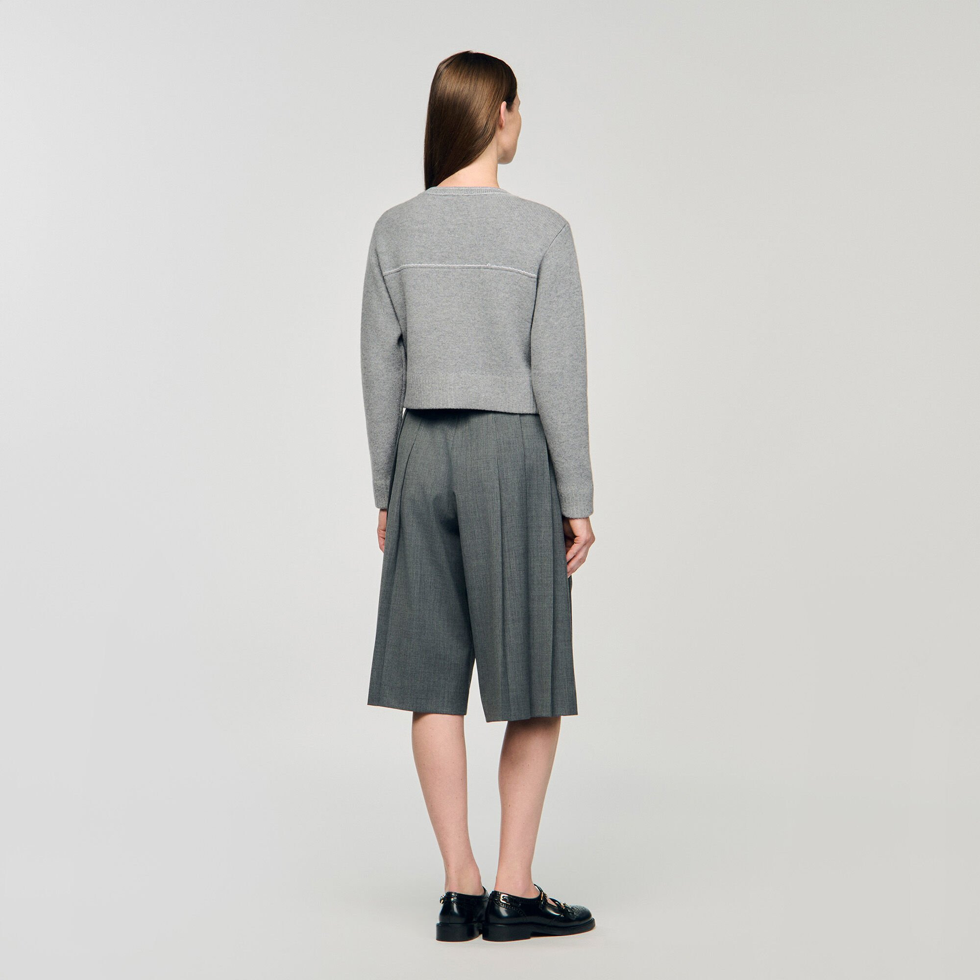 CARDIGAN WITH CONTRAST STITCHING - 5