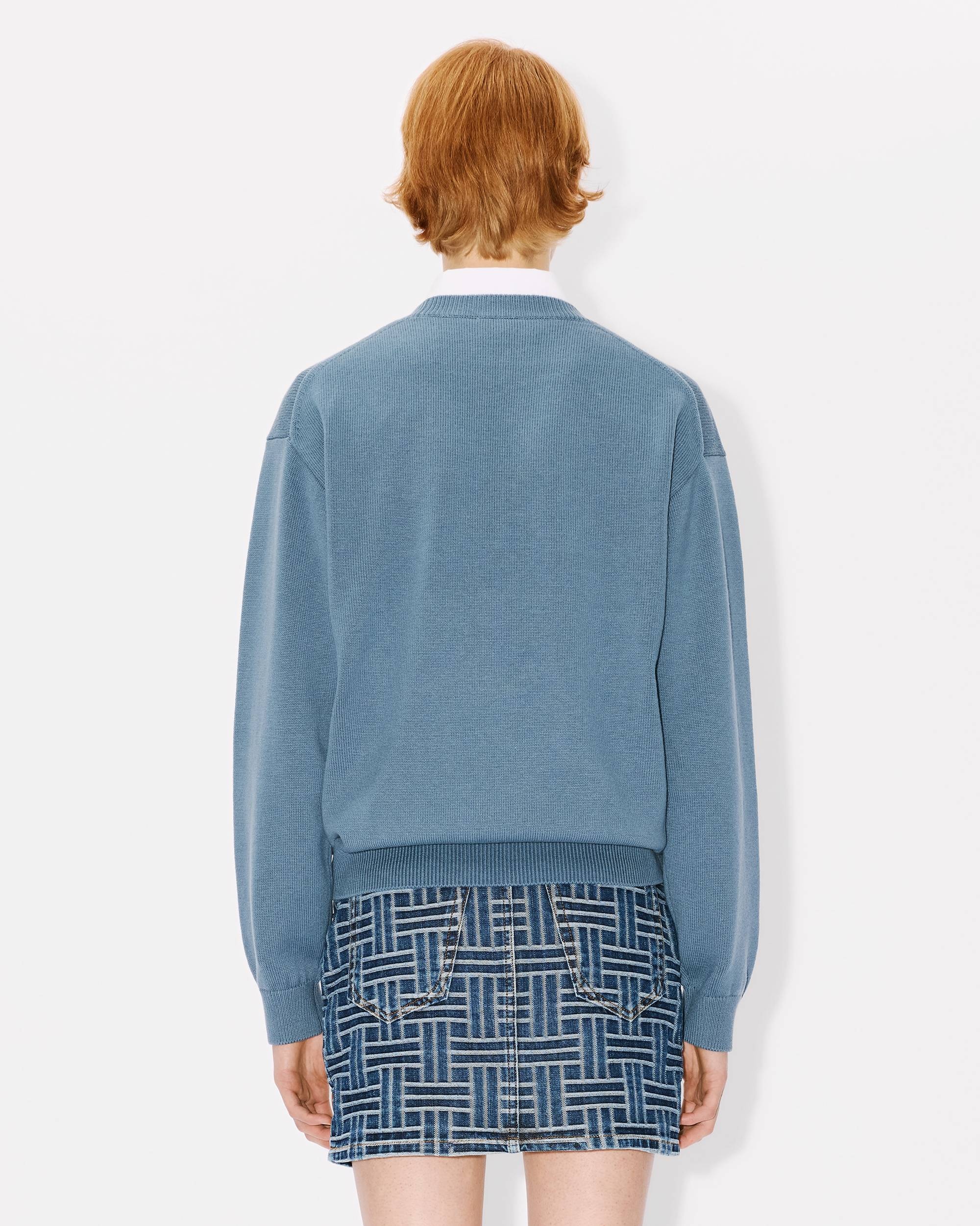 'KENZO Constellation' genderless embroidered jumper in wool and cotton - 4