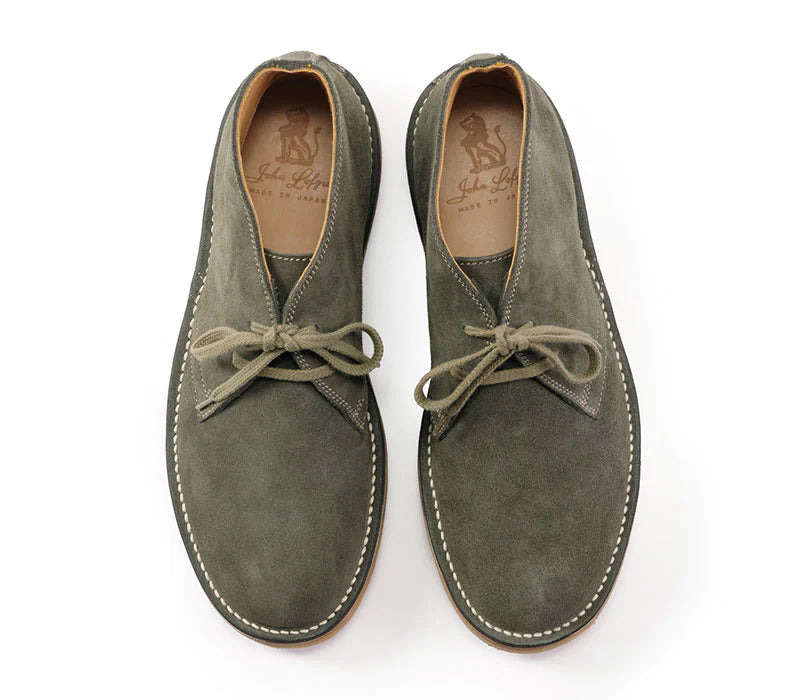 LK-019 Military Desert Boot Japanese Suede Olive - 6
