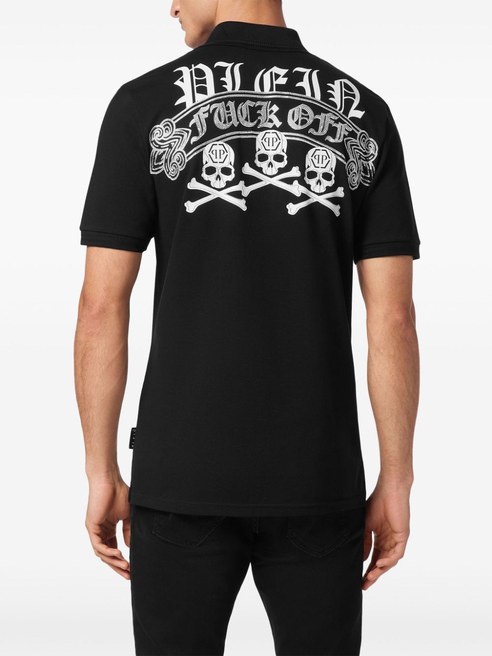 Skull & Bones piqué polo shirt - 4