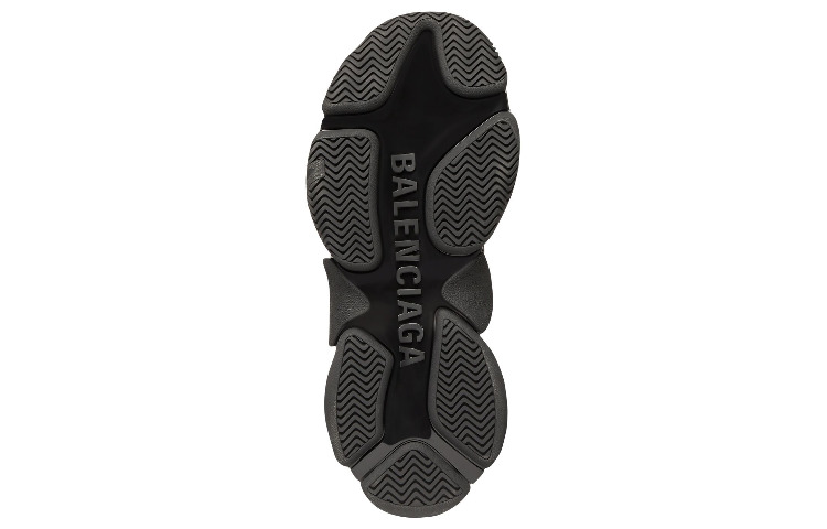 BALENCIAGA (WMNS) Balenciaga Triple S 'Logotype - Black