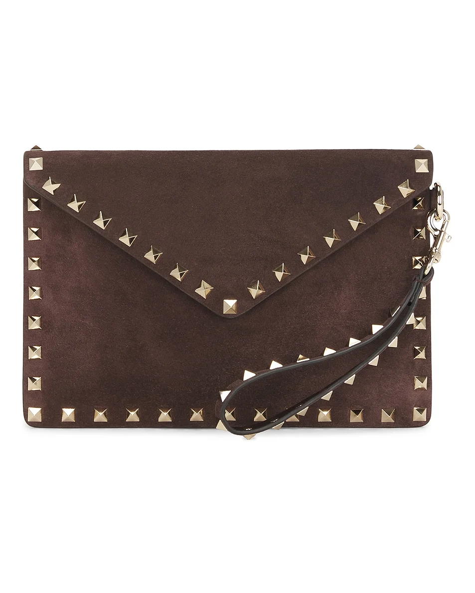 Rockstud Medium Flat Pouch - 1