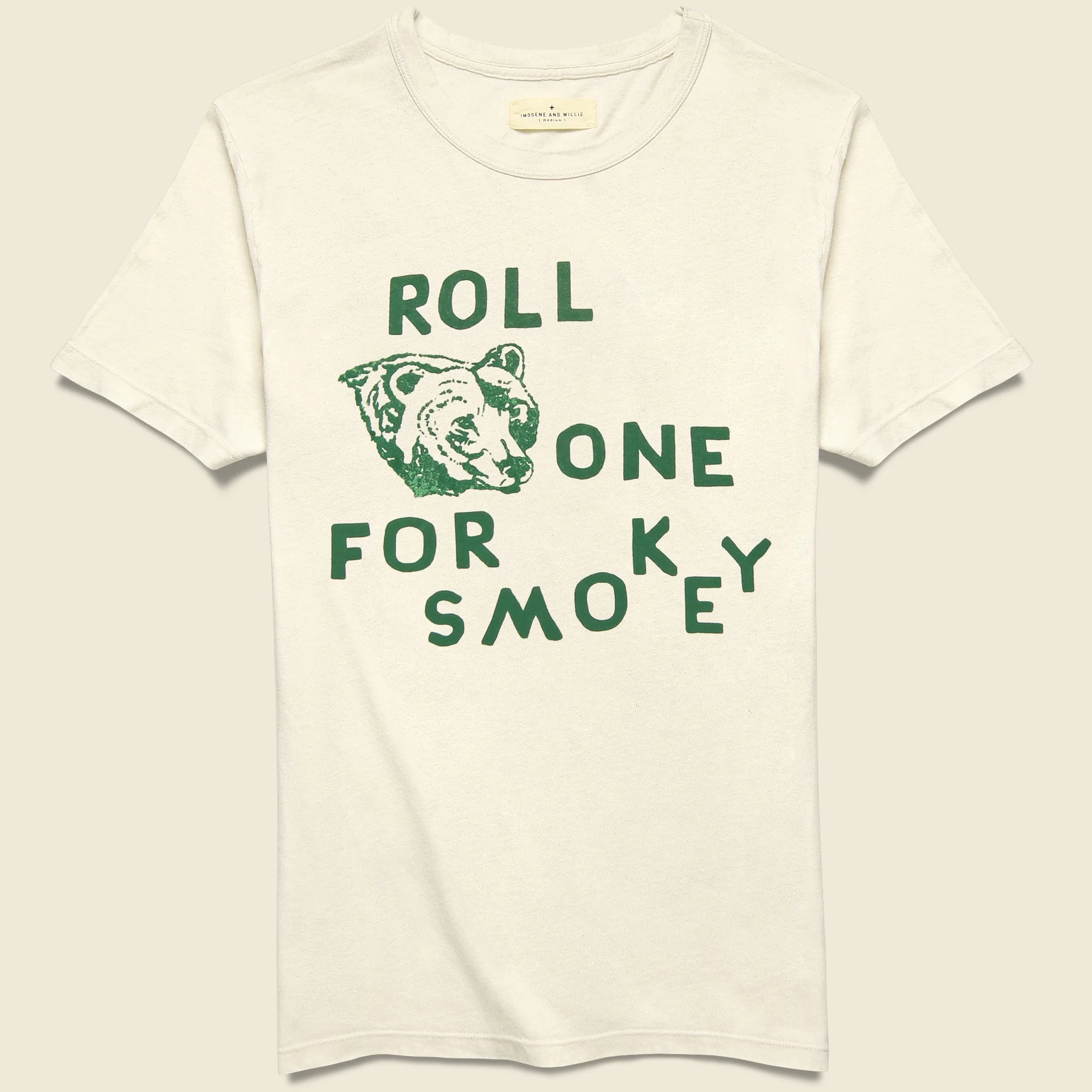 Roll One For Smokey Tee - Vintage White - 1