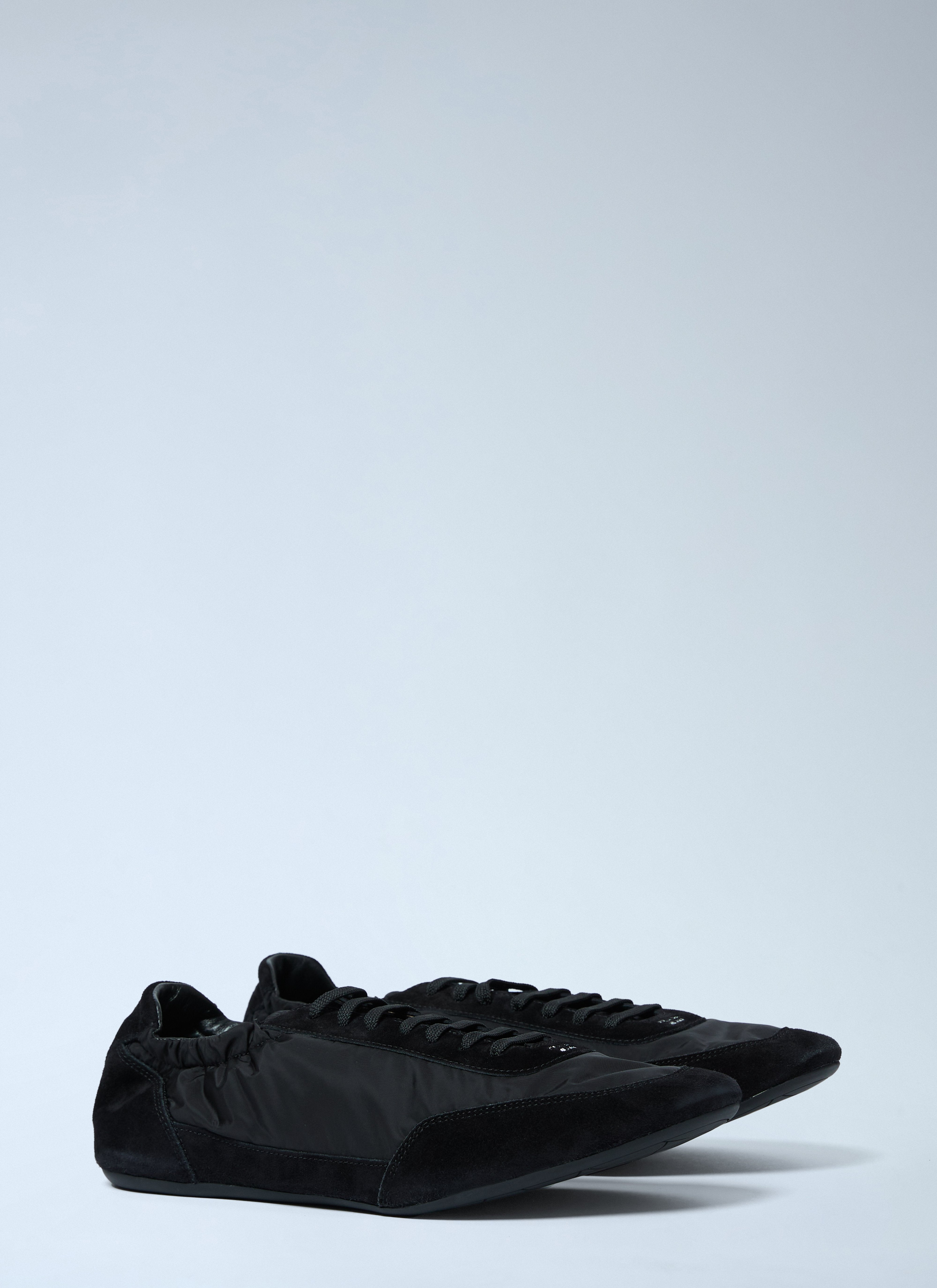 Prada Men Collapse Re-Nylon And Suede Sneakers - 2