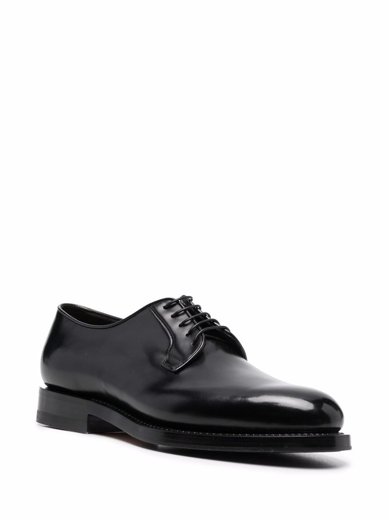 Santoni lace-up derby shoes outlook