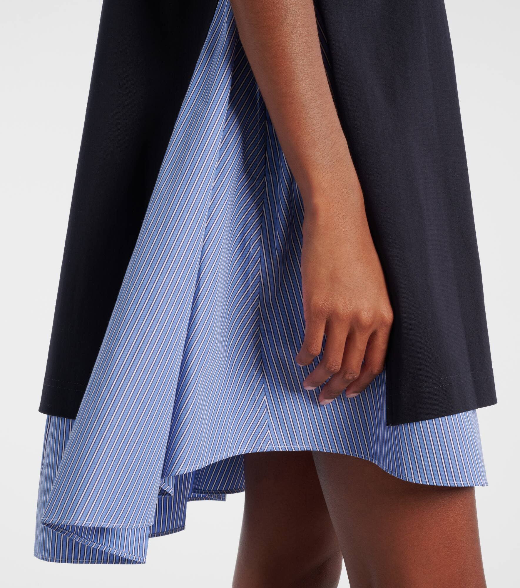 Striped cotton minidress - 6