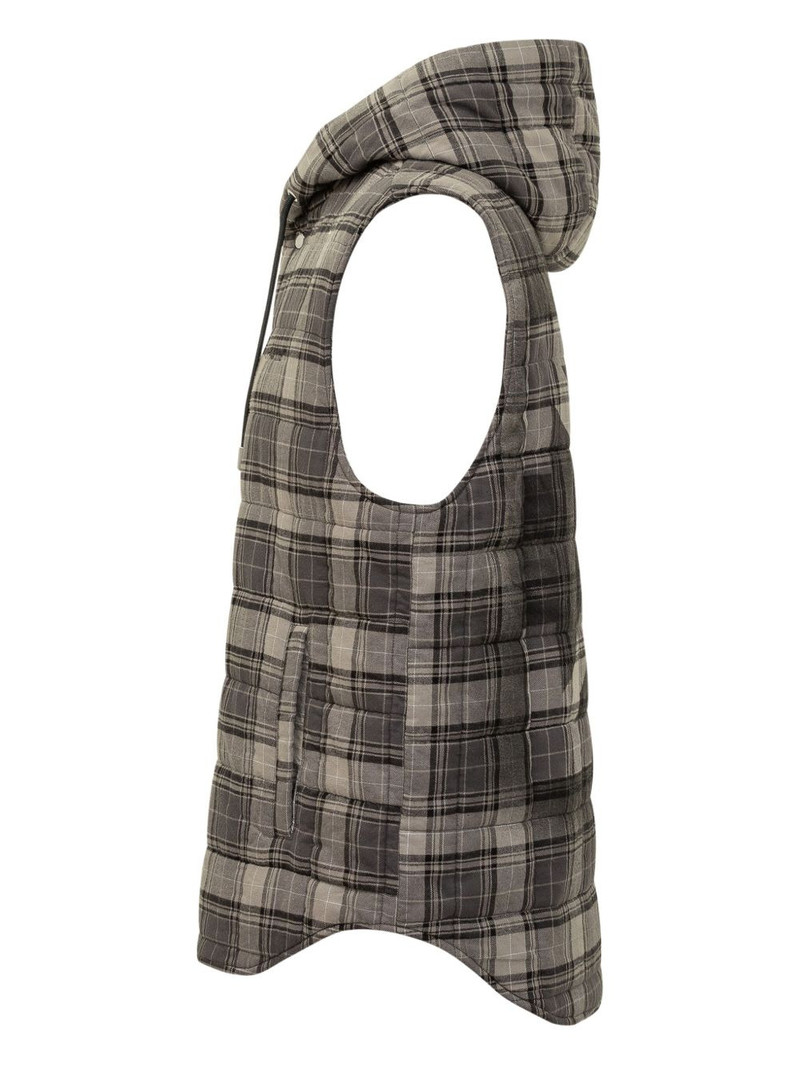hooded plaid vest 3