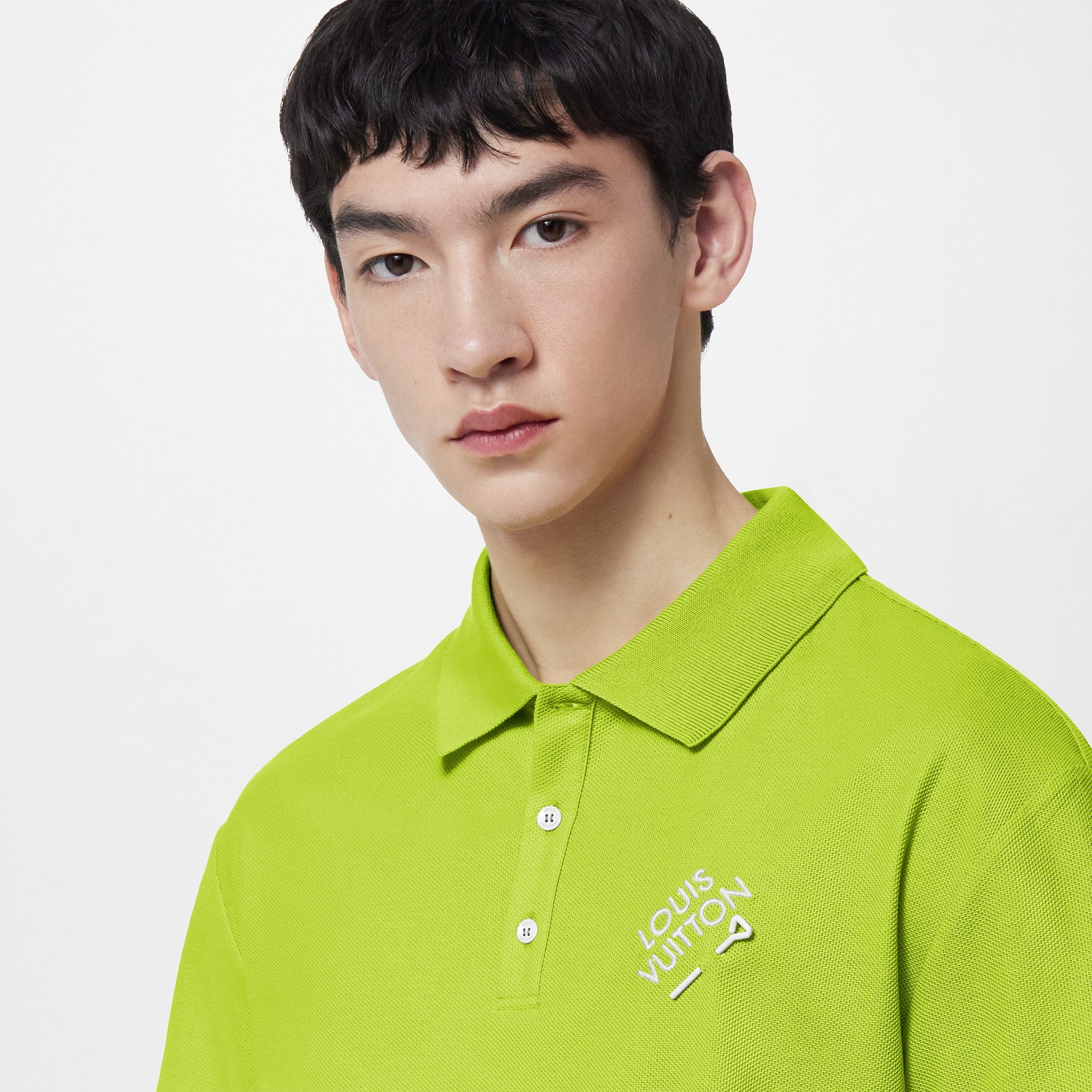 Embroidered Signature Cotton Polo - 4