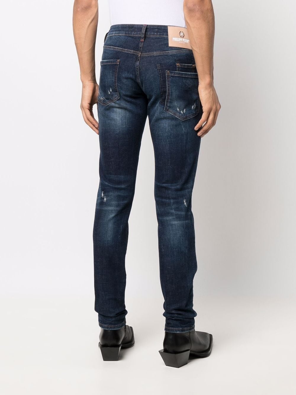 Super-Straight distressed jeans - 4