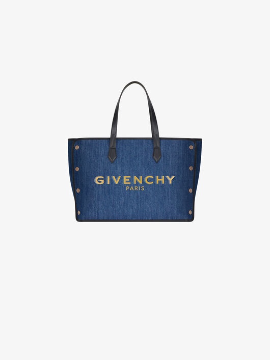 MEDIUM BOND SHOPPER IN DENIM - 1